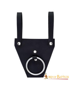 Baudrier anneau noir pour haches ou poignards