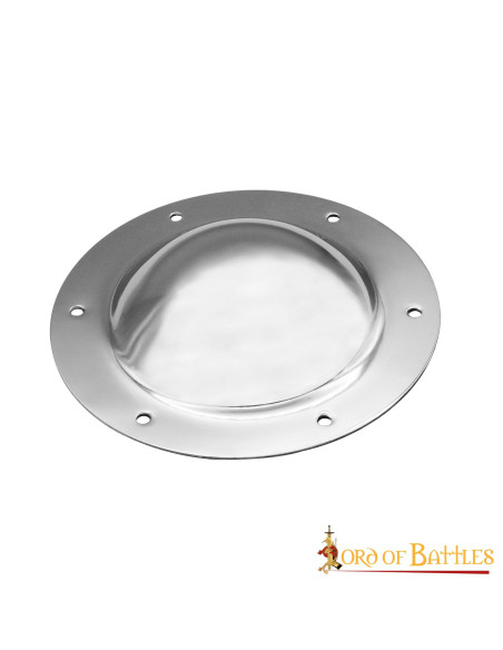 Umbo médiéval en acier fait à la main...