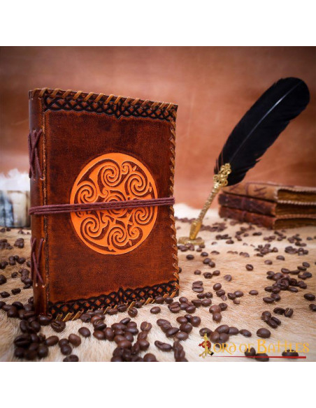 Journal médiéval avec noeud celtique...