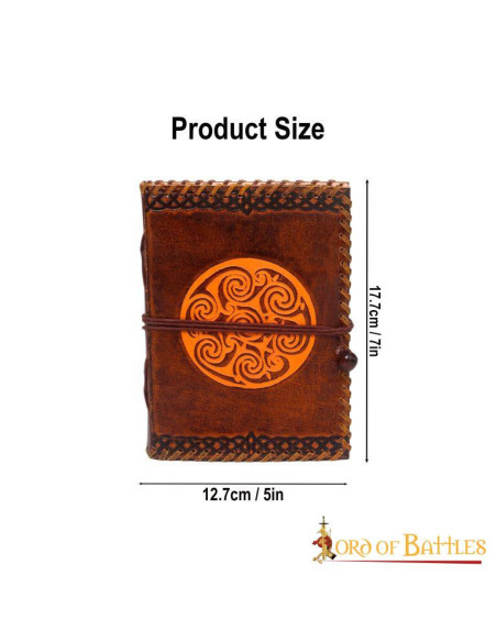 Journal médiéval avec noeud celtique...