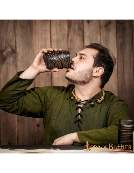 Ensemble de 2 verres à shot en corne...