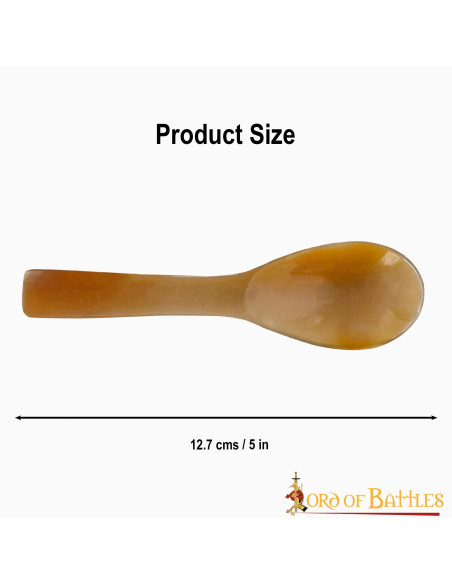 Set de 4 cuillères en corne véritable