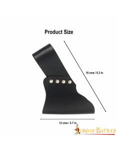 Baudrier en cuir pour épées et haches 2