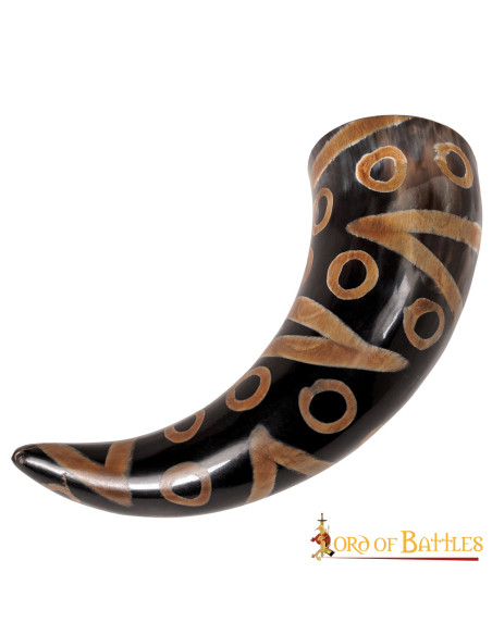 Corne Viking décorée prête à boire...