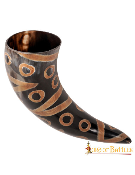 Corne Viking décorée prête à boire...