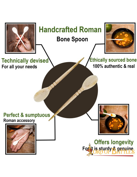 Ensemble de 2 cuillères romaines en...