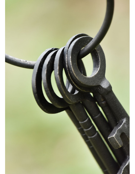 Ensemble de 5 clés et porte-clés de...