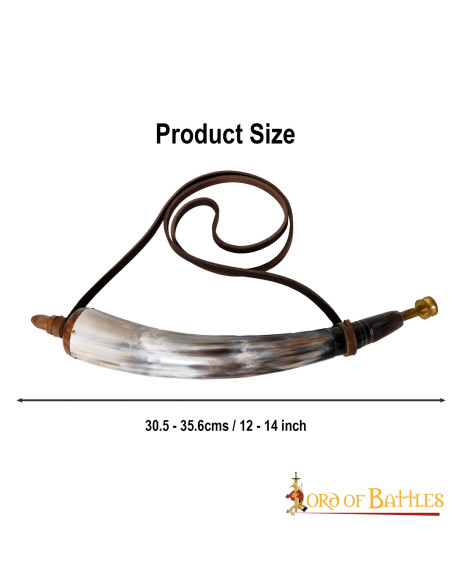 Poudre à canon en véritable corne de...