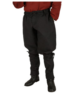 Pantalon Viking homme modèle Gunnar, noir