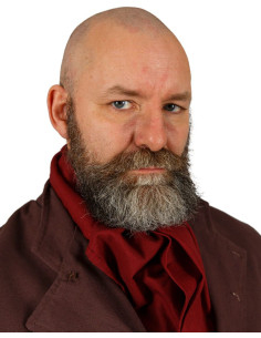 Foulard médiéval en coton modèle Emil, bordeaux 2