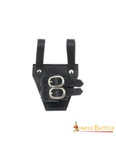 Baudrier pirate pour épées ou haches, en cuir