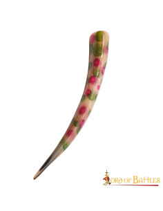 Corne à boire décorée de points (400-500 ml.)