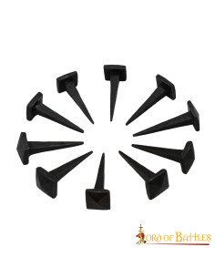 Set 10 clous en fer forgés à la main 2