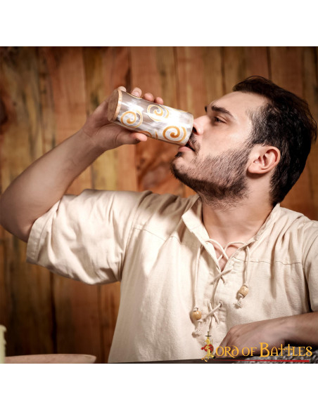 Vaisseau viking en corne de boeuf