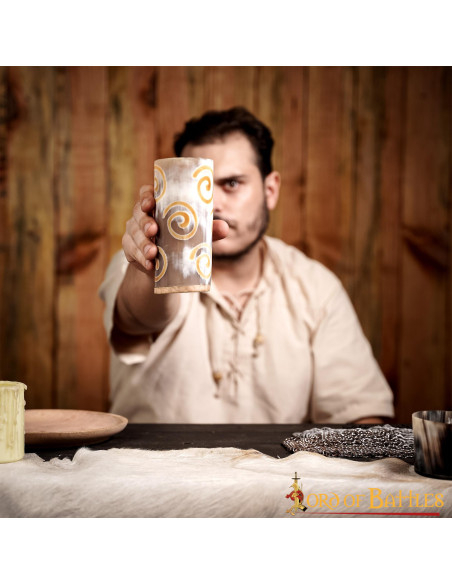 Vaisseau viking en corne de boeuf