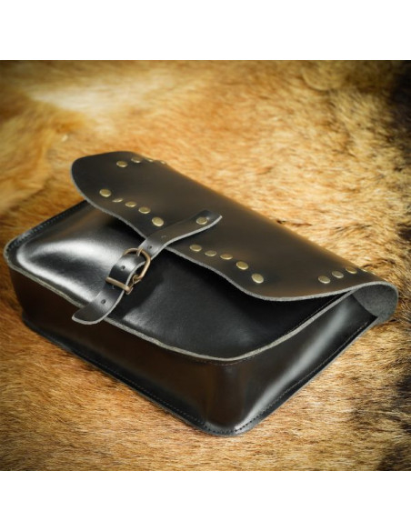 Sac médiéval carré avec plats