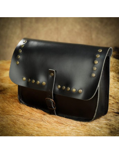 Sac médiéval carré avec plats