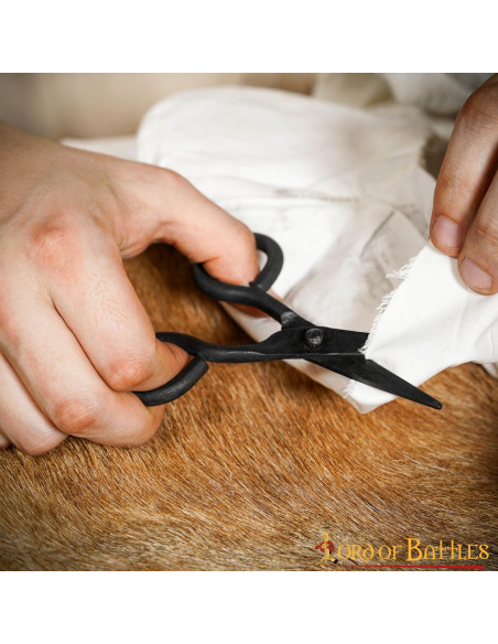 Ciseaux médiévaux fonctionnels en fer...
