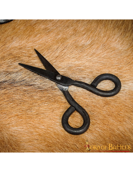 Ciseaux médiévaux fonctionnels en fer...