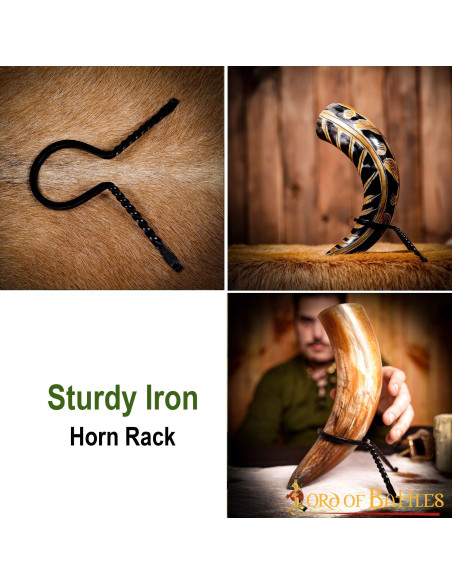 support en fer forgé pour cornes