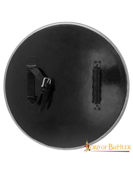 Bouclier Viking en bois avec umbo en...