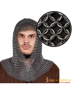 Anneaux ronds en cotte de mailles Bourreau, naturel