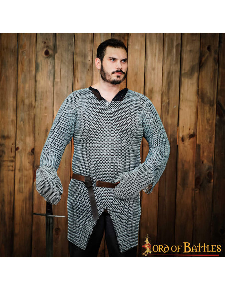 Mitaines médiévales avec cotte de...