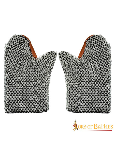 Mitaines médiévales avec cotte de...