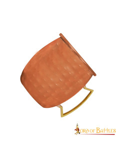 Gobelet médiéval en acier cuivré 2