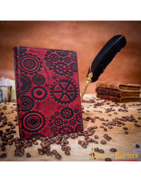 Journal en cuir SteamPunk