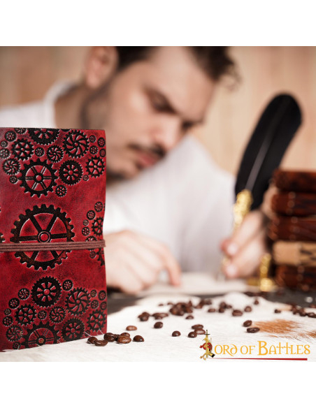 Journal en cuir SteamPunk