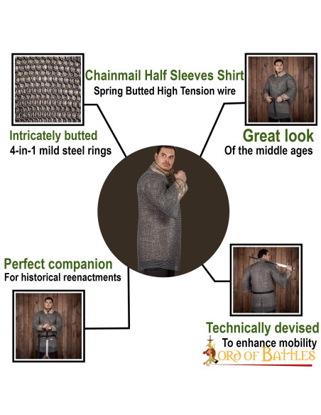 Cotte de mailles médiévale...