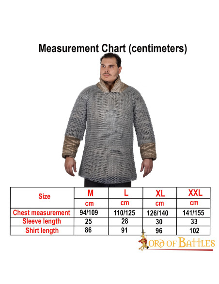Cotte de mailles médiévale...