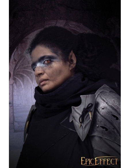 Oreilles d'elfe noir pointues, petites