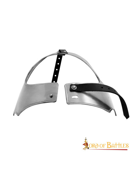 Gorgerin médiéval simple, finition polie