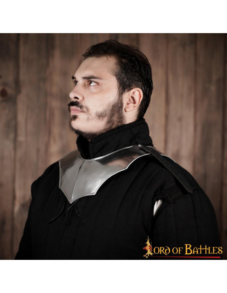 Gorgerin médiéval simple, finition polie