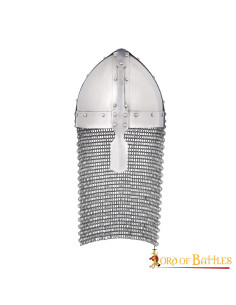 Casque normand à nasal et cotte de mailles