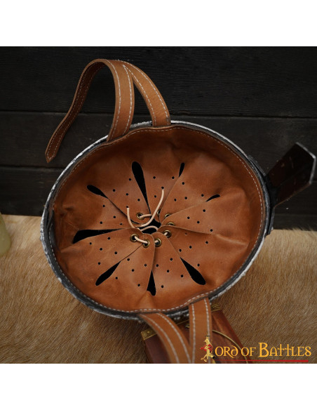 Casque viking avec nez Spanghelm,...