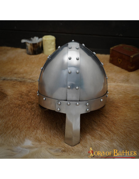 Casque viking avec nez Spanghelm,...
