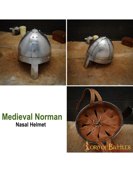 Casque viking avec nez Spanghelm,...