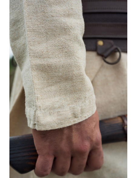 Tunique Viking en lin modèle Ragnar,...