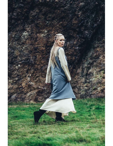 Surcot viking modèle Inca, couleur bleu