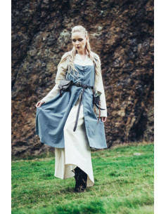 Surcot viking modèle Inca, couleur bleu 2
