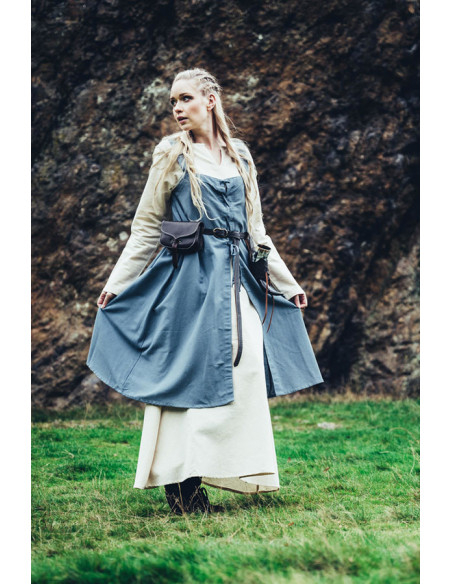 Surcot viking modèle Inca, couleur bleu