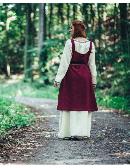 Surcot viking modèle Inca, couleur rouge