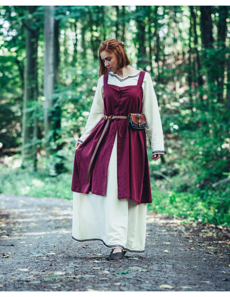 Surcot viking modèle Inca, couleur rouge