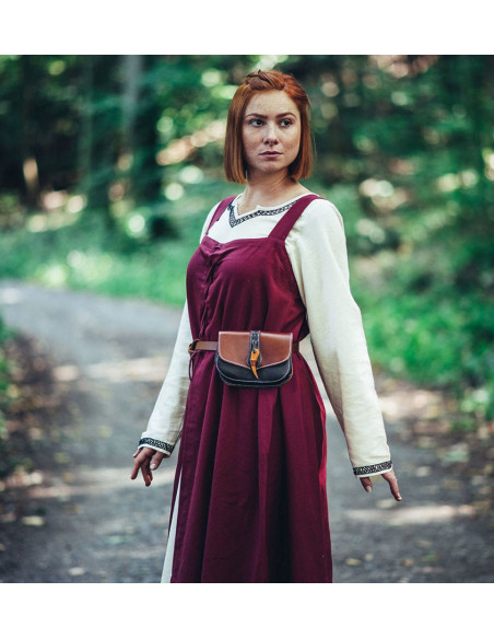 Surcot viking modèle Inca, couleur rouge