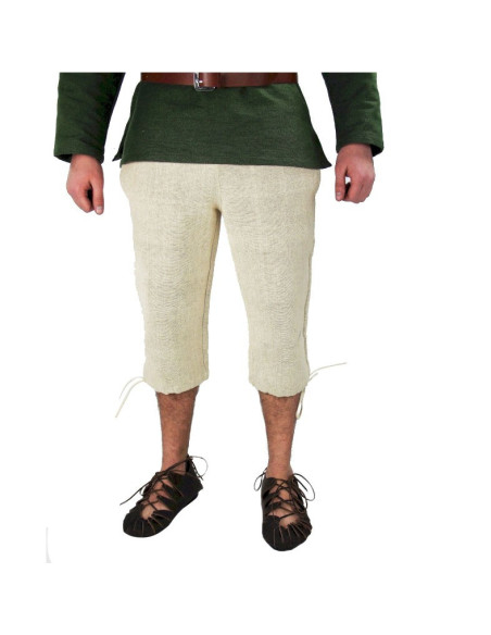 Pantalon Viking en chanvre aux genoux