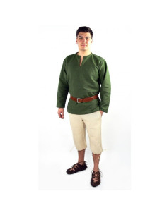Pantalon Viking en chanvre aux genoux 2
