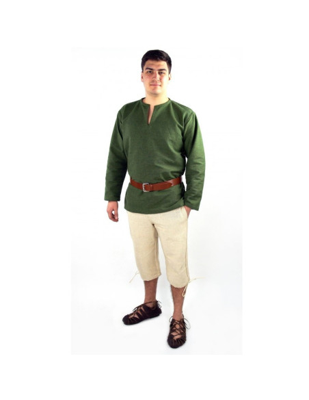 Pantalon Viking en chanvre aux genoux